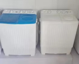 Home Laundry Equipment 7kg Mini Twin Tub Semi Automatic Washing Machine