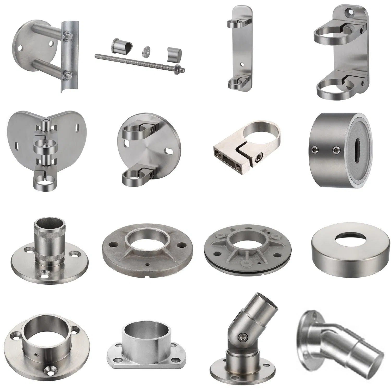 River Landscape Indoor Zinc Alloy Railing Components Handrail Bracket