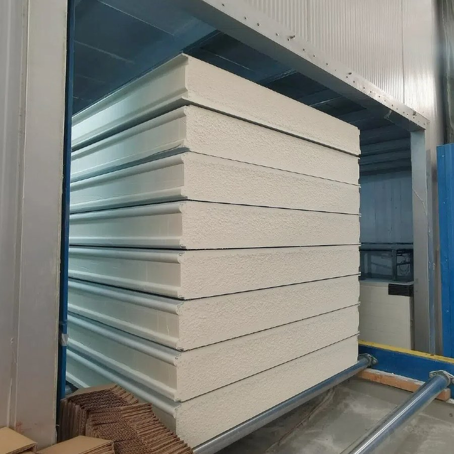 High Density Cold Storage Panel for Long Term Food Preservation Warehouses
