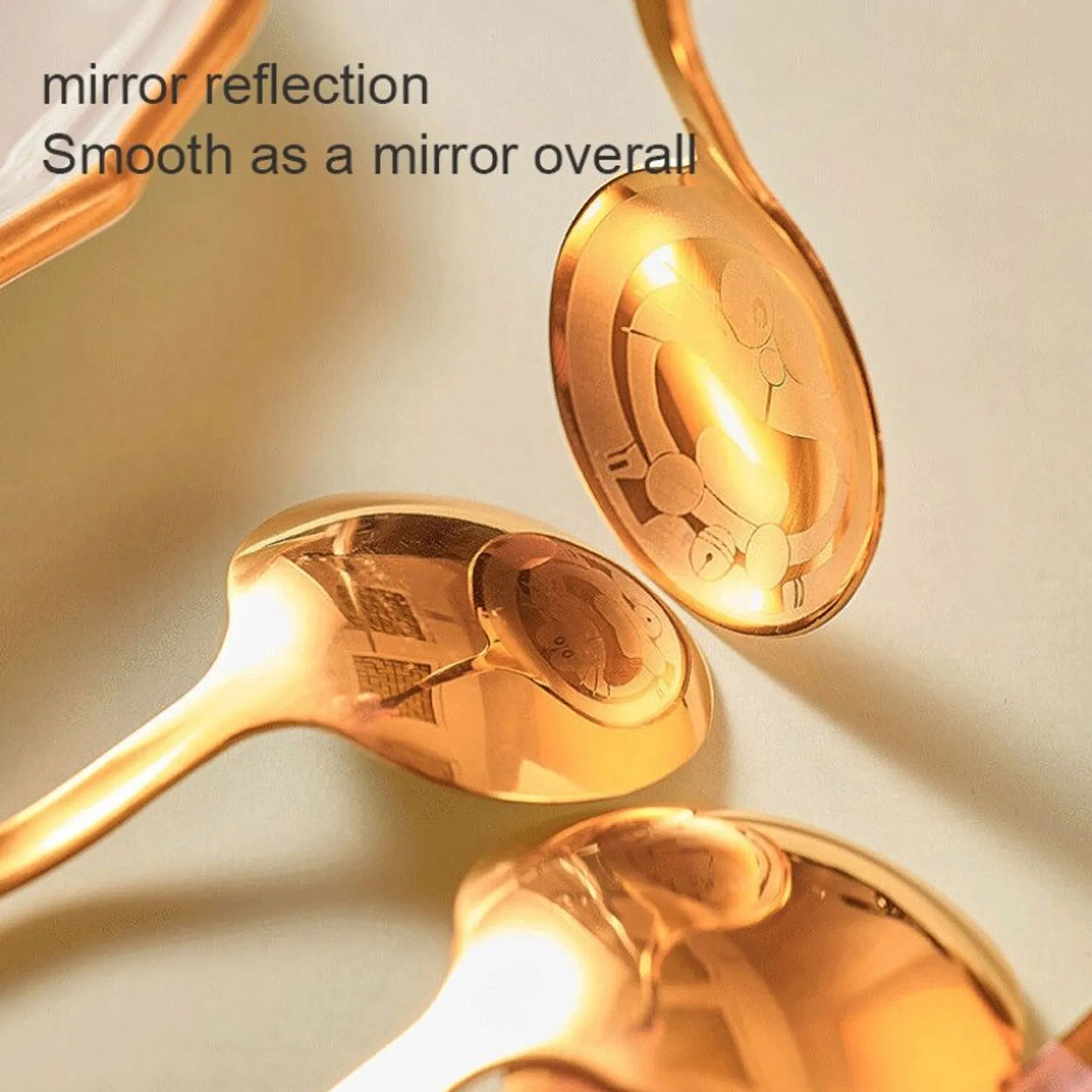 Special Cute Design Spoon Stainless Steel Coffee Round Head Spoon