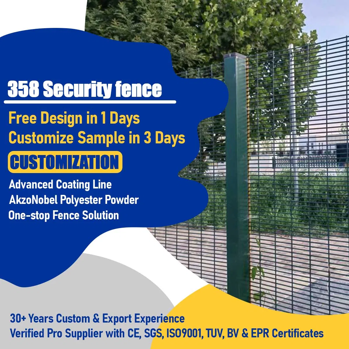 358 Safety Fence with 4 0mm Wire for Superior Security