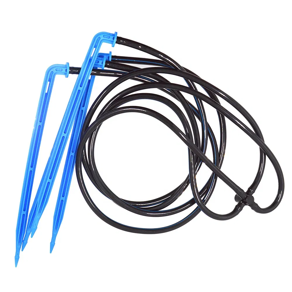 Greenhouse Drip Irrigation System 10cm Bend Short Angle Arrow Dripper