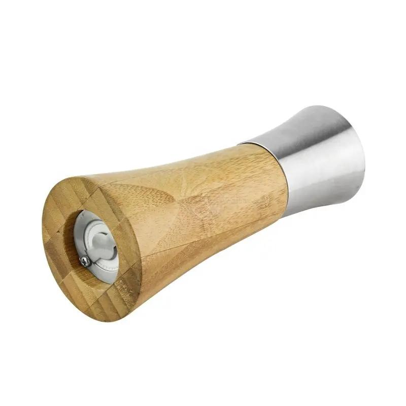 Adjustable Pepper Grinder Salt Shaker Best Spice Mill Brushed Stainless Steel