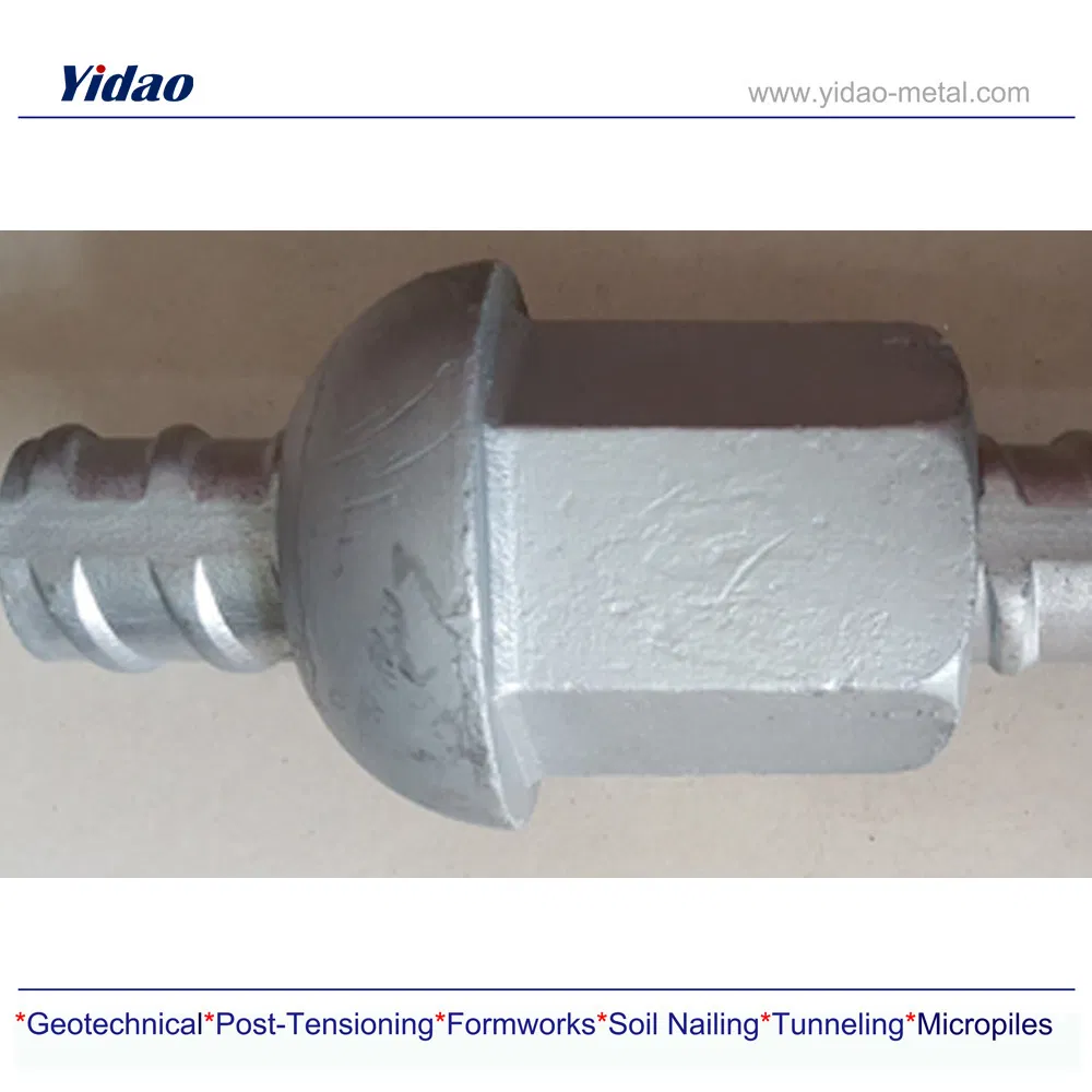 Анкерная гайка PSB830 с куполообразной пластиной для грунтовых гвоздей