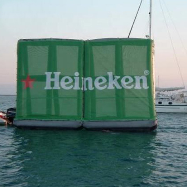 Custom Floating PVC Inflatable Frame Water Advertising Billboard
