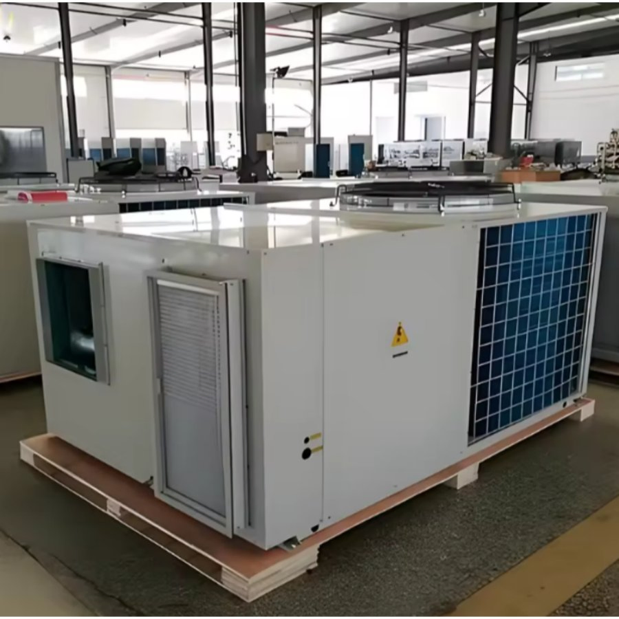 Space-Saving Rooftop Combined Air Conditioning Units, Easy to Install
