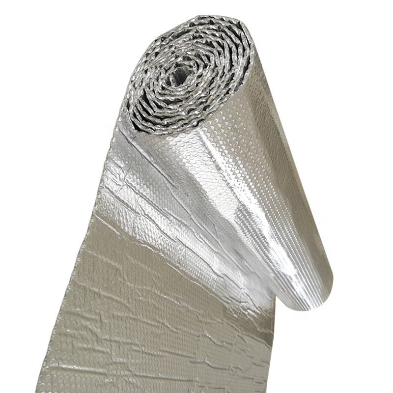High R Valued Factory Double Bubble Reflective Foil Insulation 4 X 50 FT Roll Industrial Strength for Construction Material