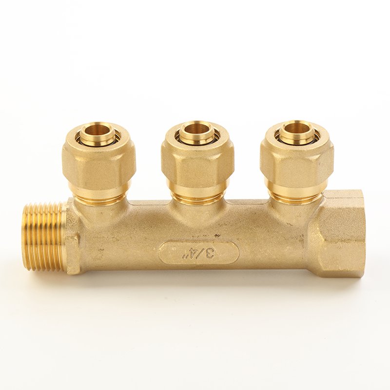 Mingshi OEM High Quality Casting Brass Manifold for Under Floor Heating