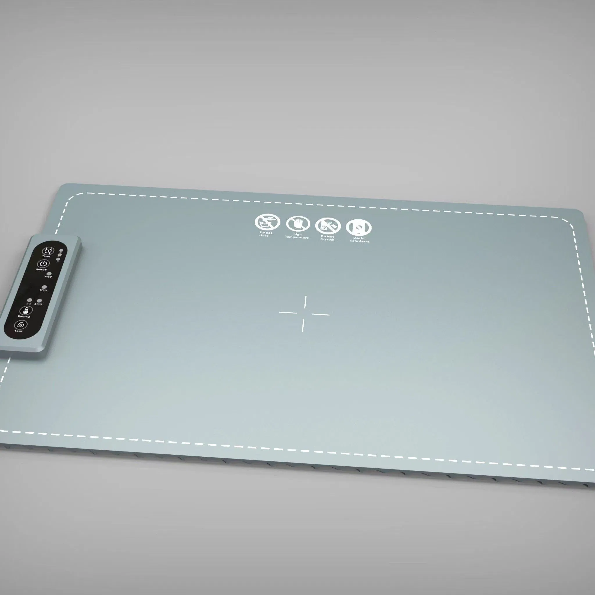 Foldable Food Warmer Tray Portable Food Silicone Mat with Adjustable Temperature