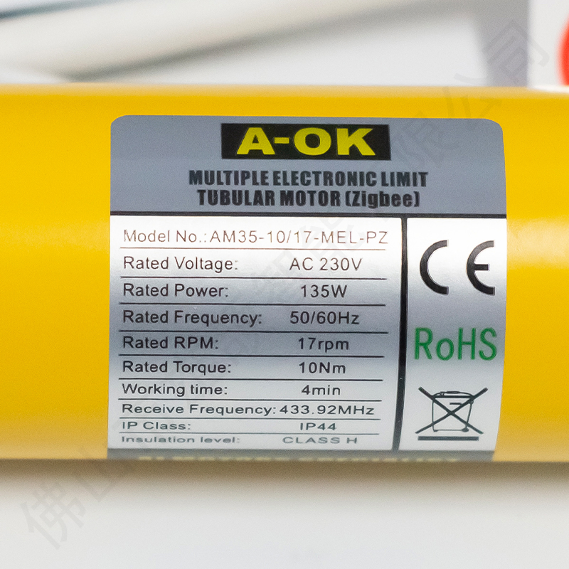 Aok Am35-10/17-Mel-Pz Tuya Controls Dry Contact Ziebee Multi-Point Positioning Louver Motor