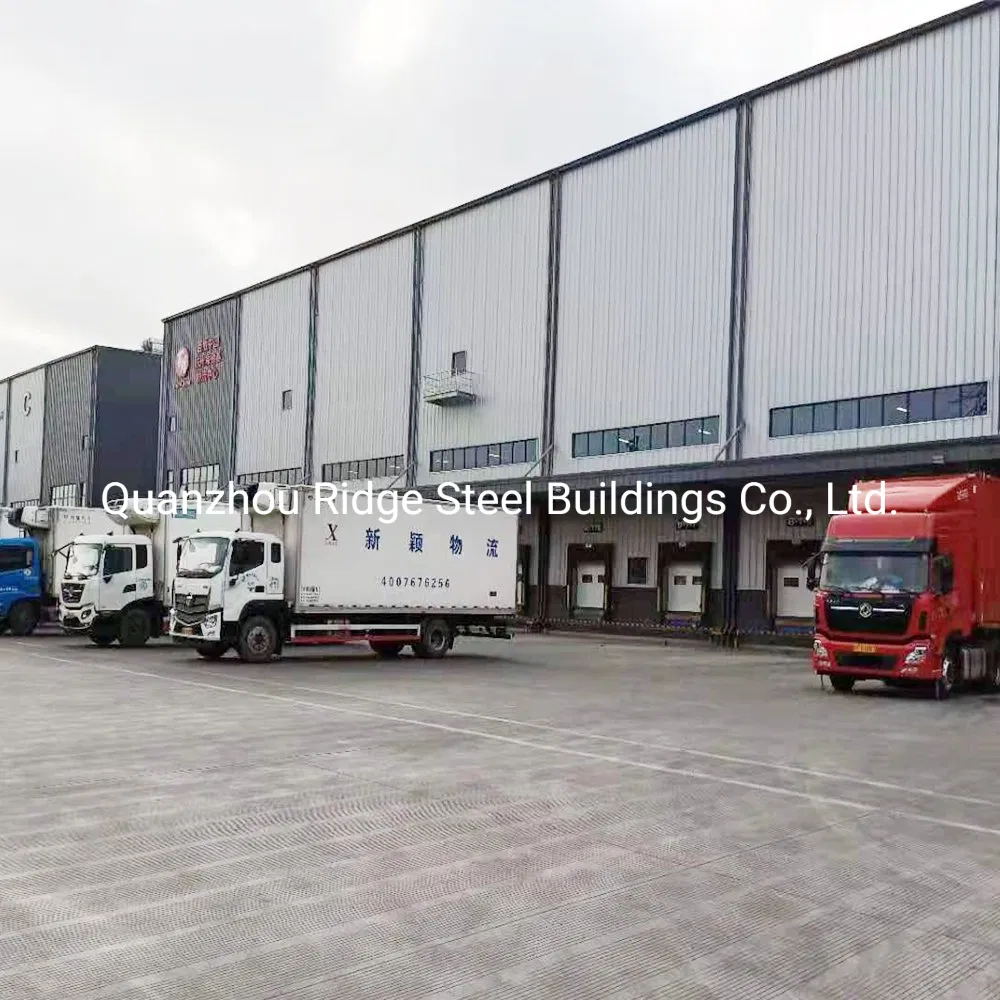 Powder Coated H Column Beam Steel Structure Building
