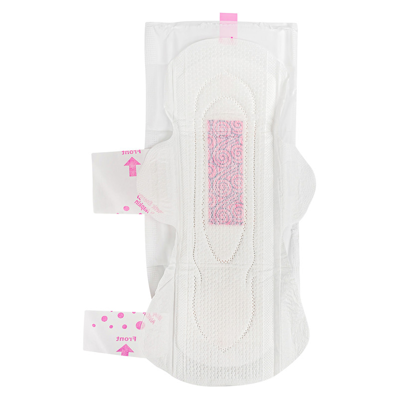 Custom Brand Name Royal Girl Pad Ladies Organic Cotton Period Pad Disposable Full Wrapping Open Sanitary Napkins