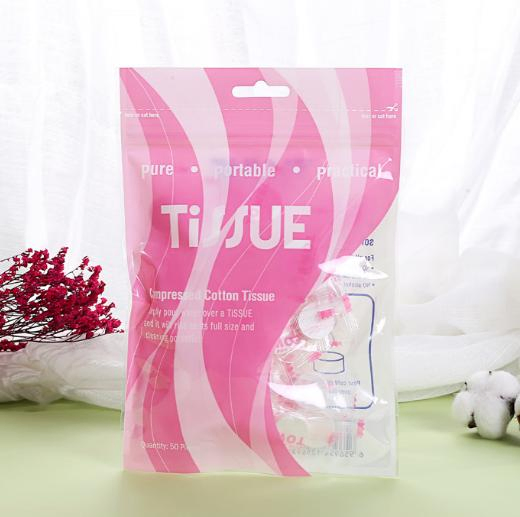 Biodegradable Nonwoven Fabric Magic Coin Tissue Disposable Compressed Facial Towel