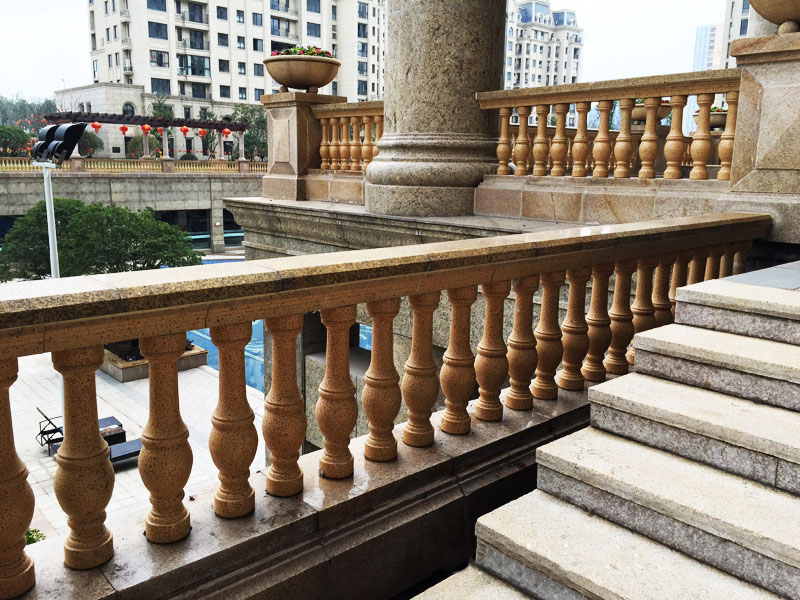 Hot Sale White Marble Stair Baluster Stone/Granite Railing Handrail for Using Villa House Decorating