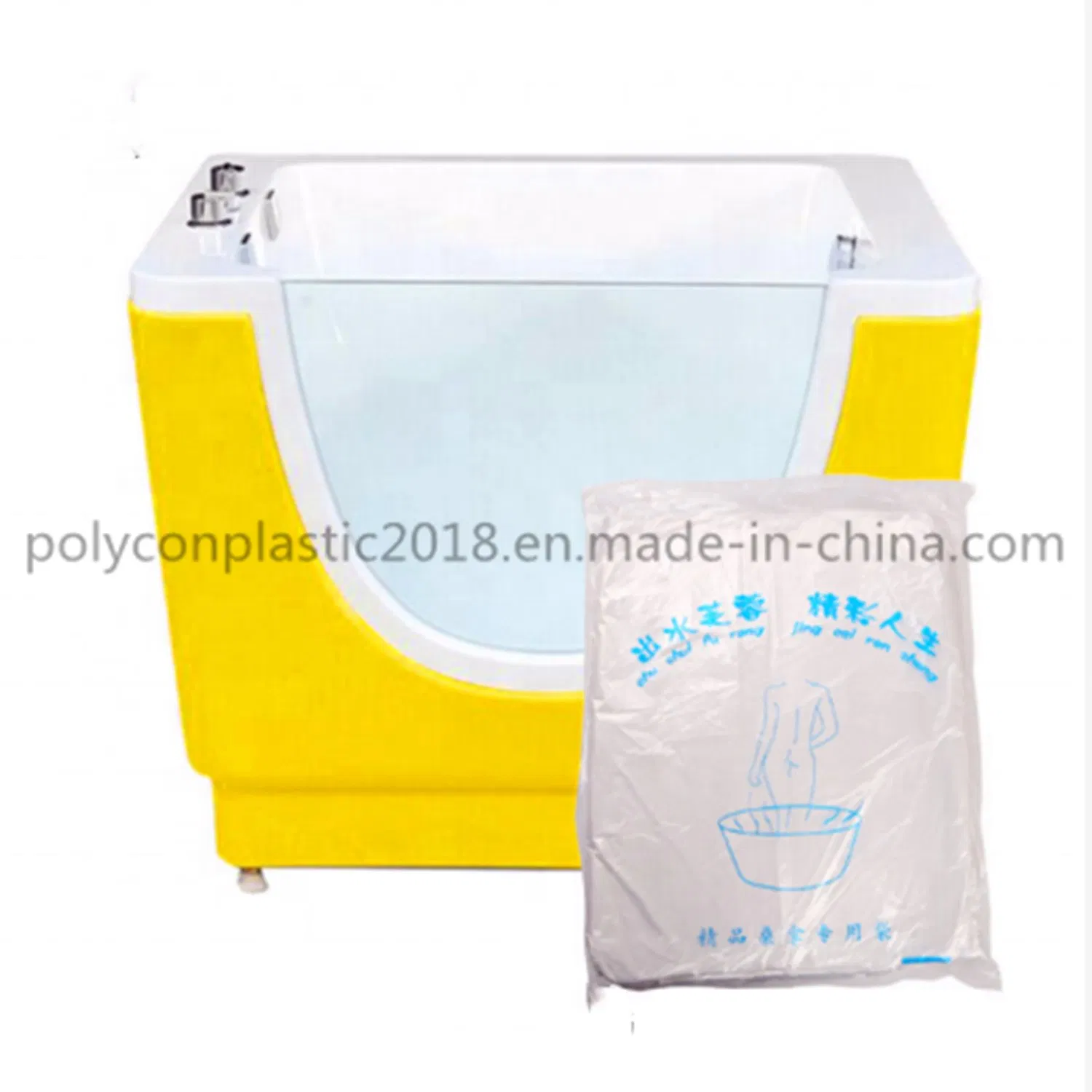 Disposable Bathtub Bath Bag Transparent HDPE Bag