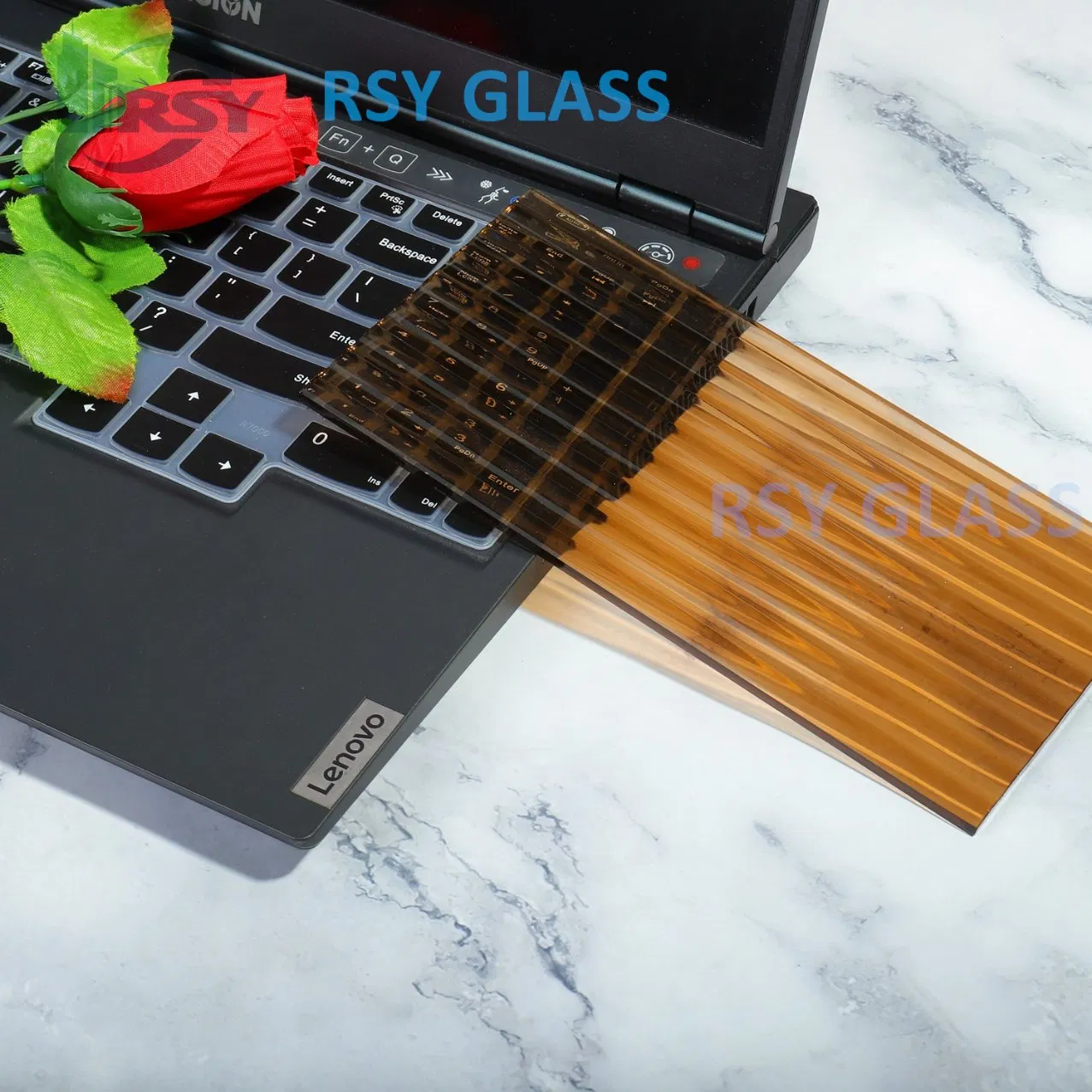 Golden Bronze Color Nashiji Pattern Glass for Whole Sale