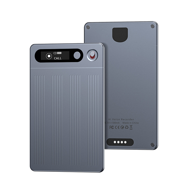 64GB Ai Voice Recorder Portable Note Voice Recorder with W/Case APP Control Transcribe & Summarize