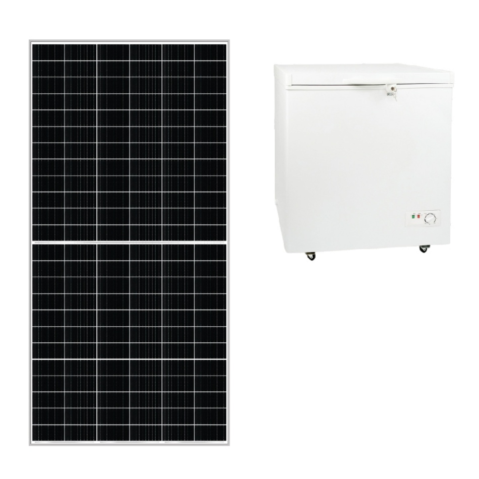 Low-Consumption Lockable Solar Food-Grade Chest Freezer