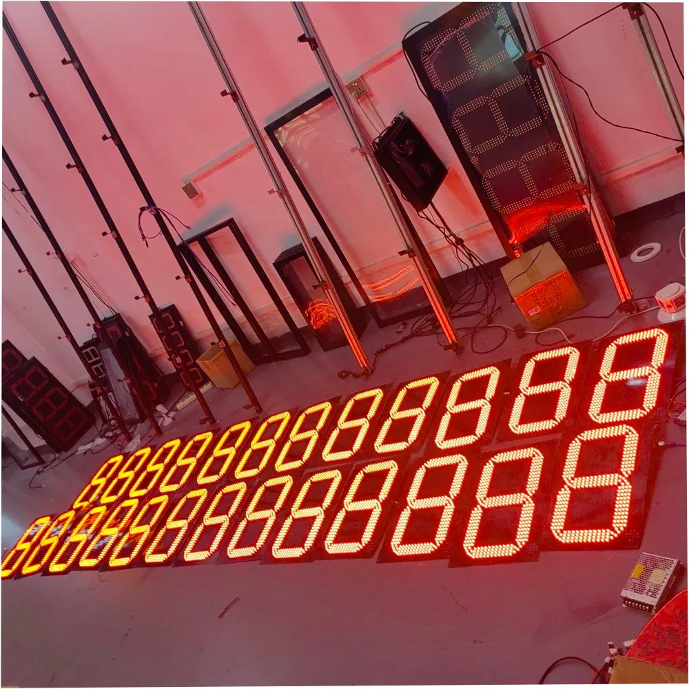 18 Inch PCB 7 Segment LED Display Module Board Controller for Gas Station LED Price Sign Screen