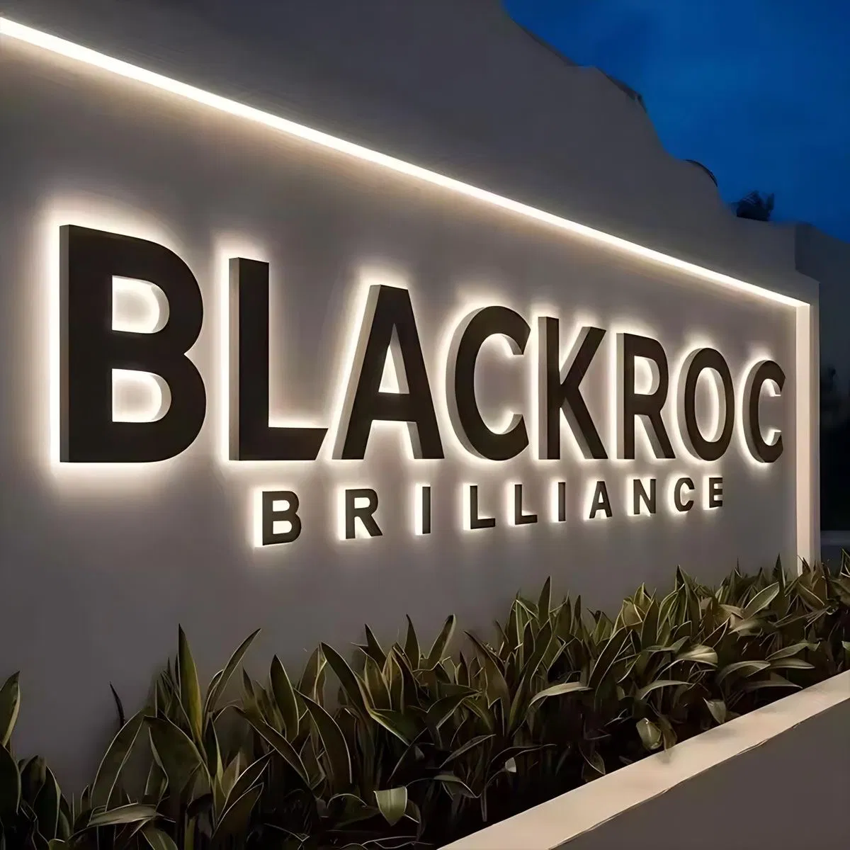 Factory Made Luminous Acrylic Signs, LED Backlit for Indoor and Outdoor