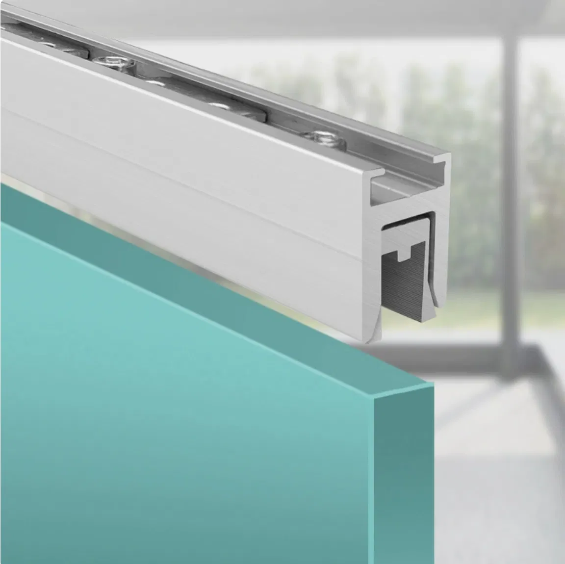 E-Star Long Glass Clamp for Automatic Sliding Door