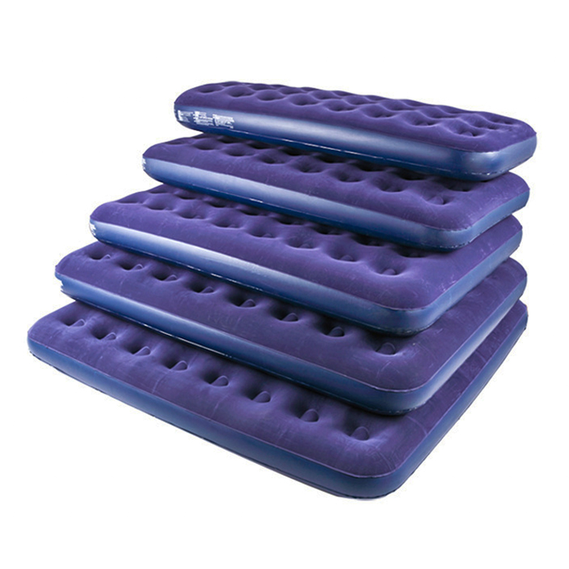 Wholesale Good Quality Flocked PVC Intex Portable Inflatable Air Mattress