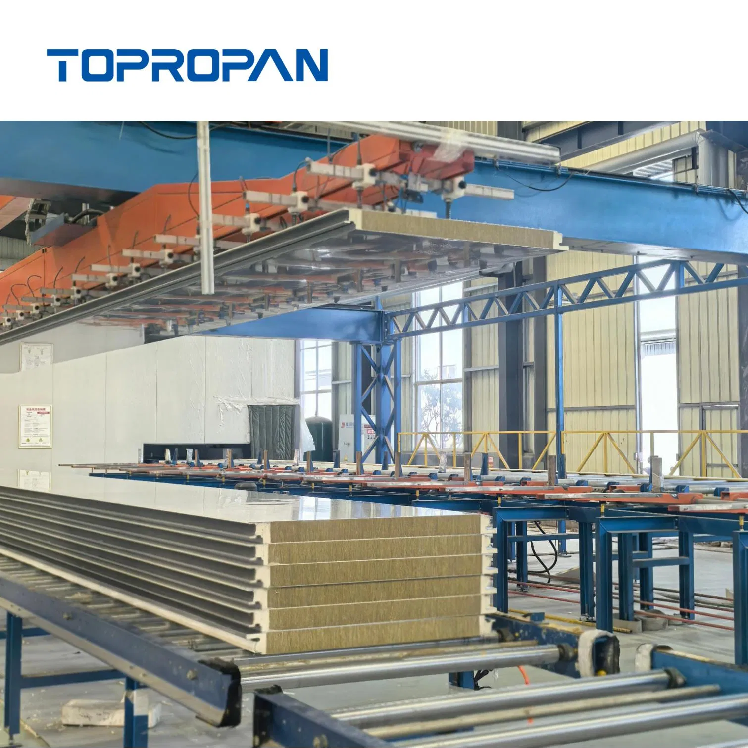 Rockwool Sandwich Panel with Color Steel Plate for Enhanced Safety