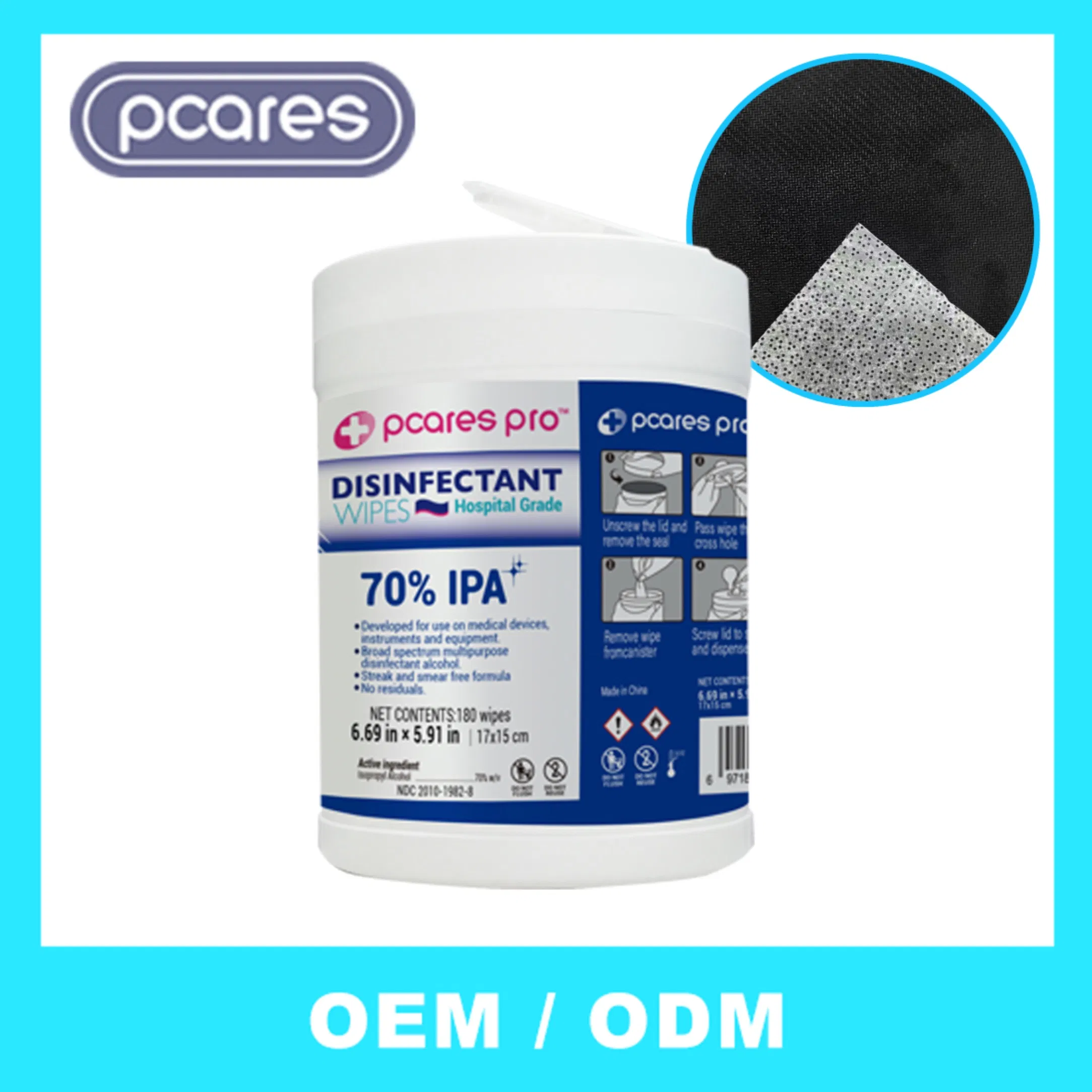 Sanitizing Wipes in Stock Antibacterial Surface Wipes Hospital Grade Disinfectant Wipes Good and Clean Wipes