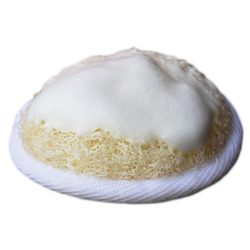 Wholesale Custom Private Label Logo Oval Flat Natural Eco-Friendly Exfoliating Body Shower Loofah Sponge for Bath