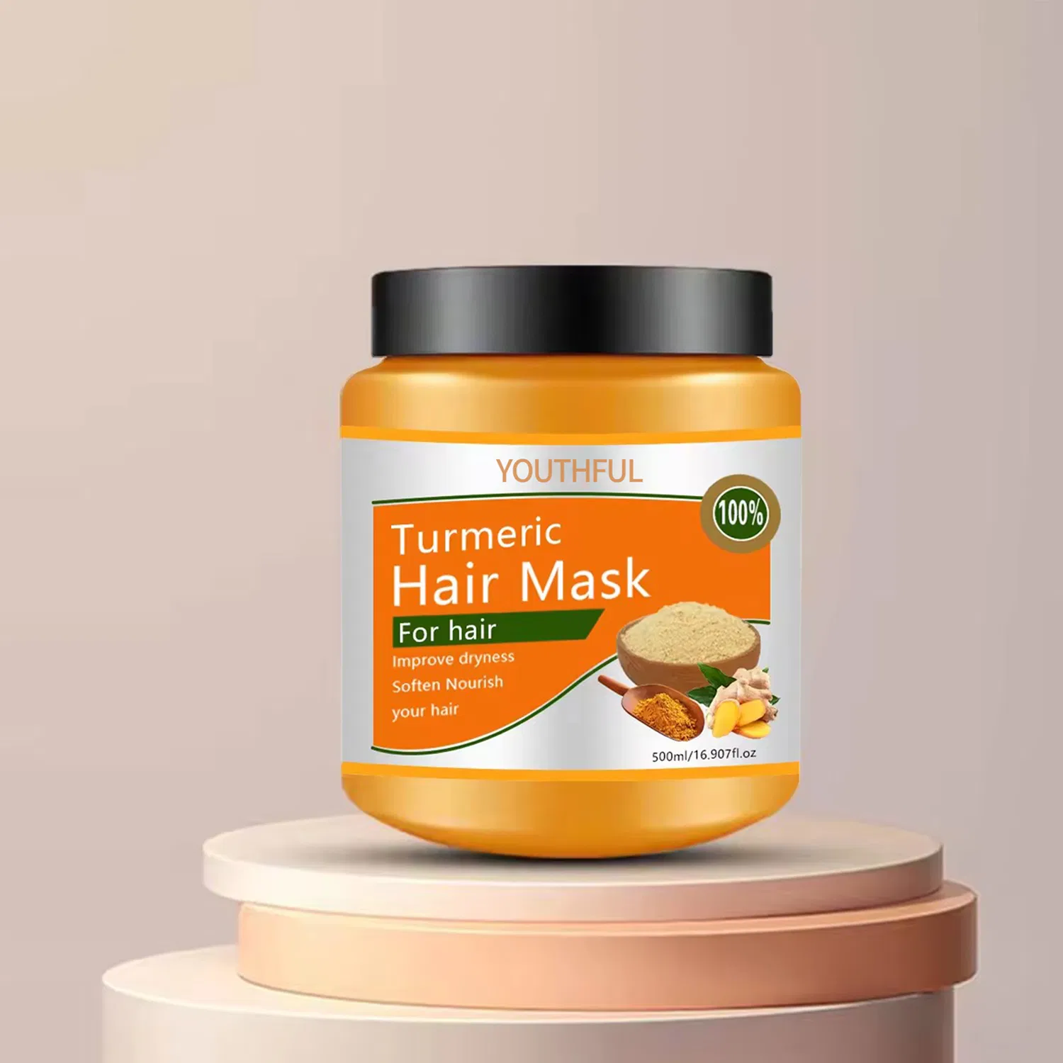 500ml Anti Split Ends Ginger Natural Restorative Hair Mask
