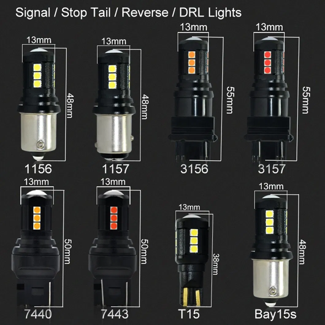 Светодиодная лампа G-View T15 для авто (1156/1157/3156/3157/7440/7443)