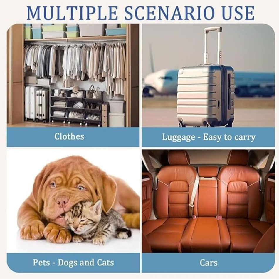 Reusable Portable Lint Rollers Washable Sticky Roller for Pet Hair