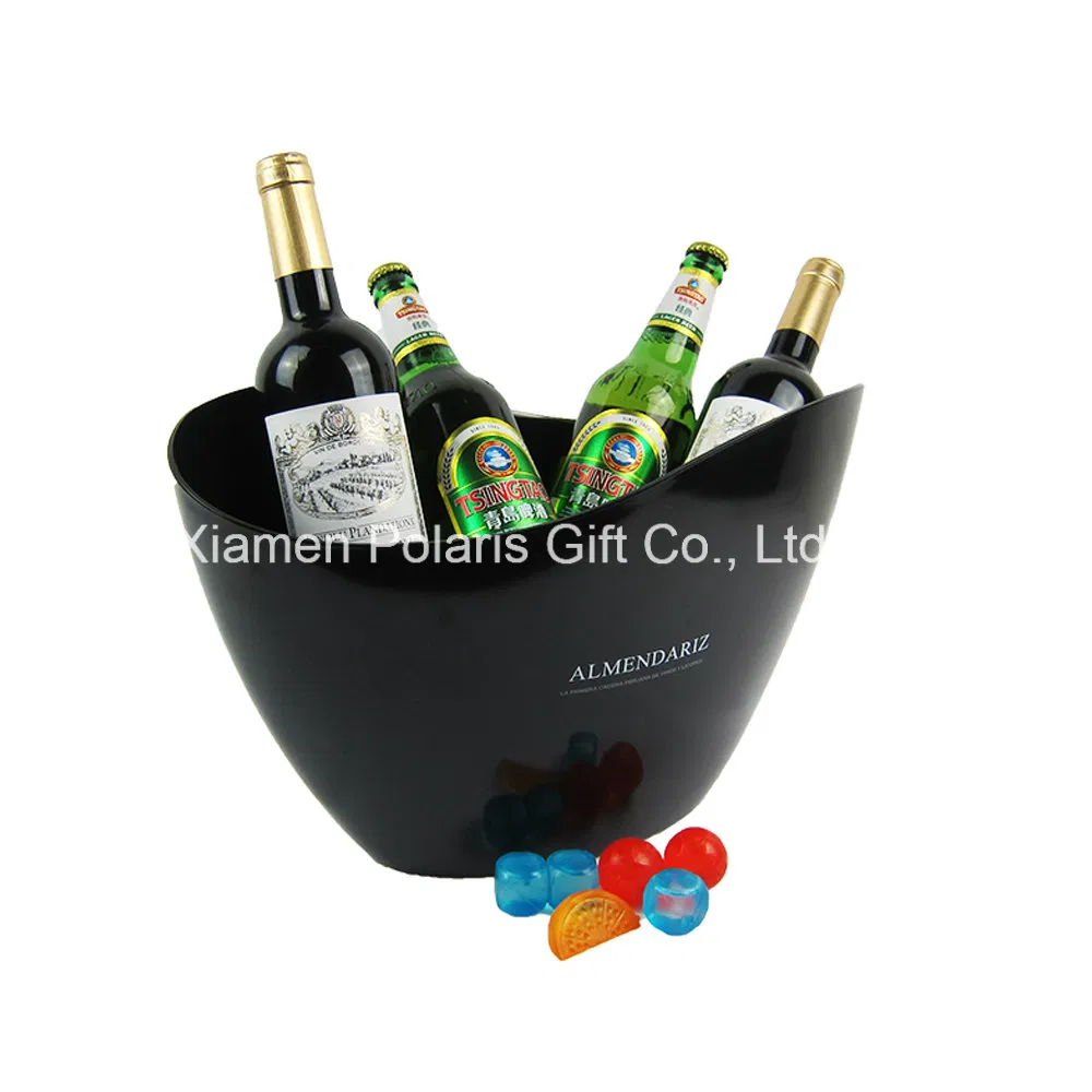 Custom Oval 8L Plastic Beer Ice Bucket