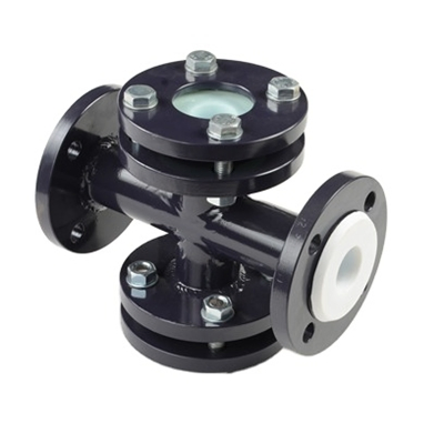 PTFE Steel Lined Fluoroplastic Sight Glass with ANSI Standard for Chemical Industry