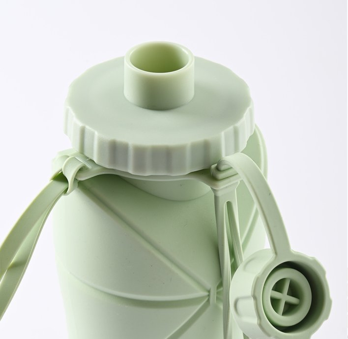 600ml Silicone Sports Trval BPA-Free Collapsible Foldable Drinking Water Bottle