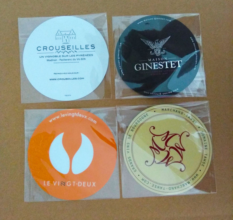 Диск для вина алюминиевый с логотипом