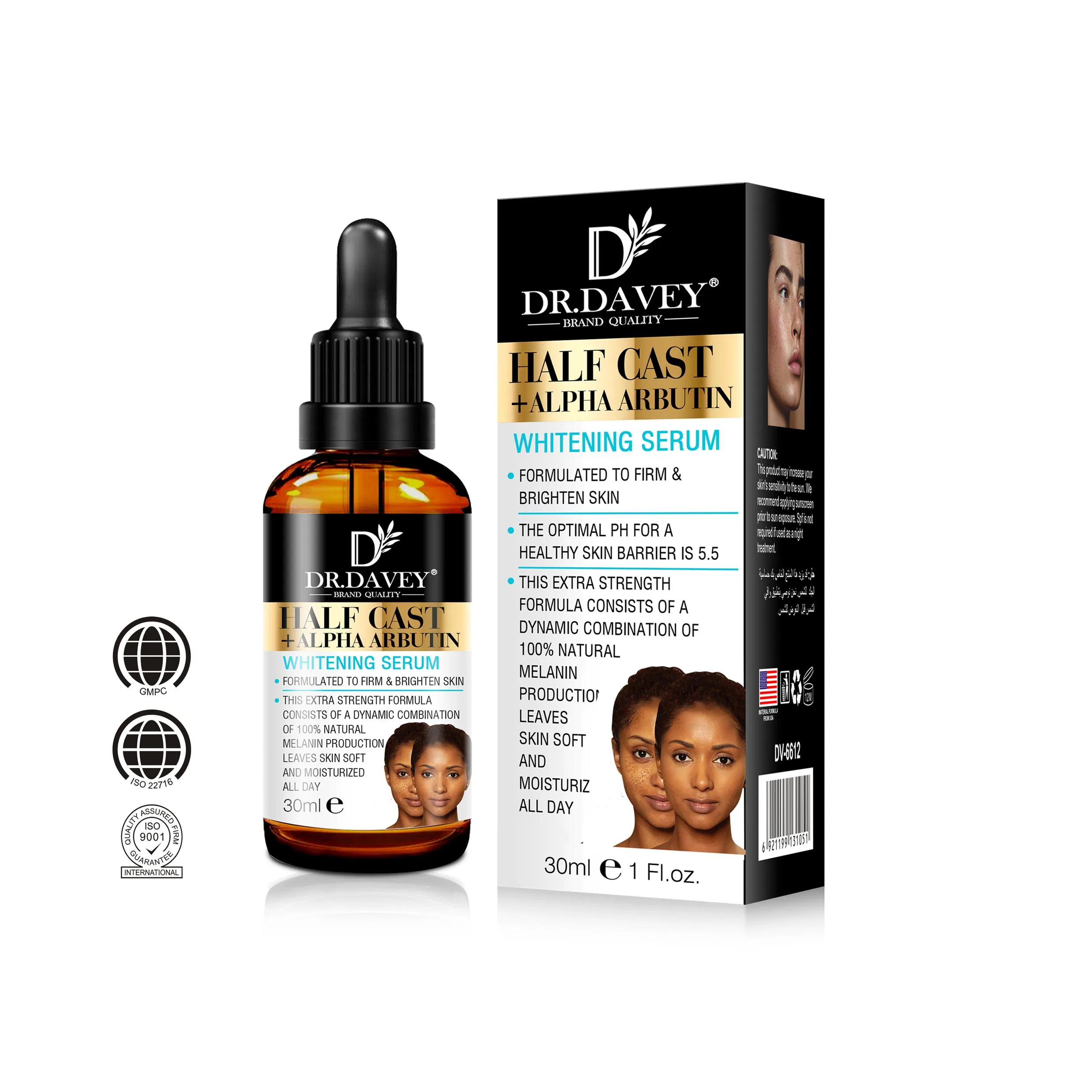 Dr. Davey Brightening Serum with Alpha Arbutin for Even Skin Tone 30ml