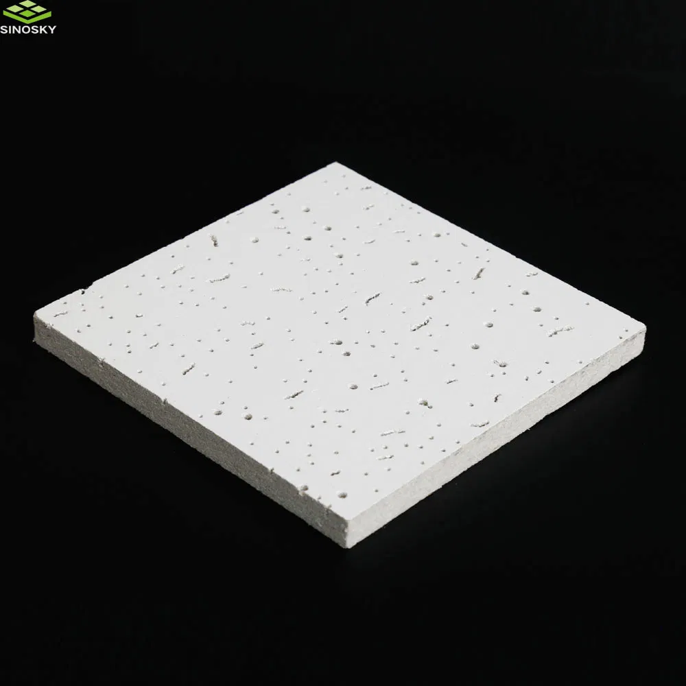 Acoustic Office Decorations Effect Sanded Mineral Fiber Cement Board