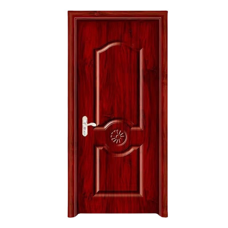 Cheap PVC Interior Wooden Interior Melamine MDF Door