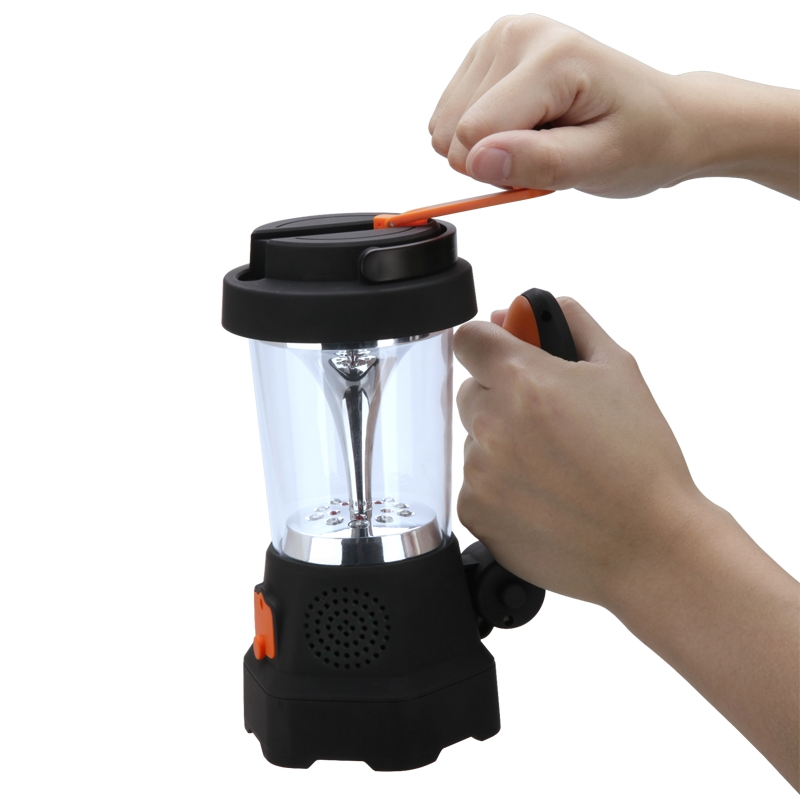 Портативная радио-лампа Power Bank для кемпинга