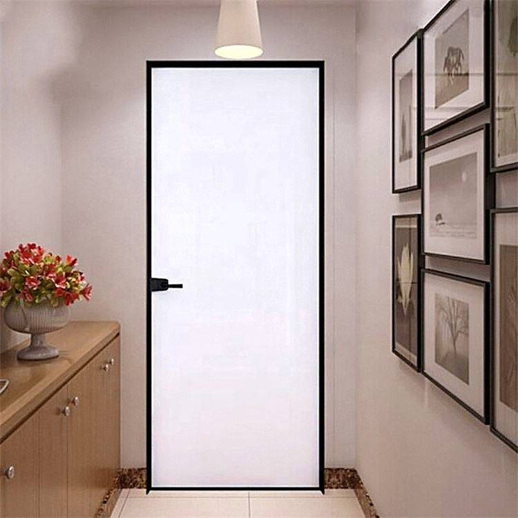 Wholesale Price Modern Minimalist Glass Door Stainless Steel Aluminum Door Material