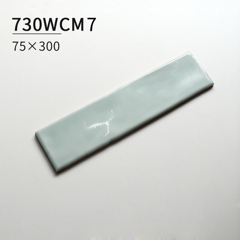 75X300 Pastel Color Subway Tiles Interior Wall Tiles Glossy Bevel