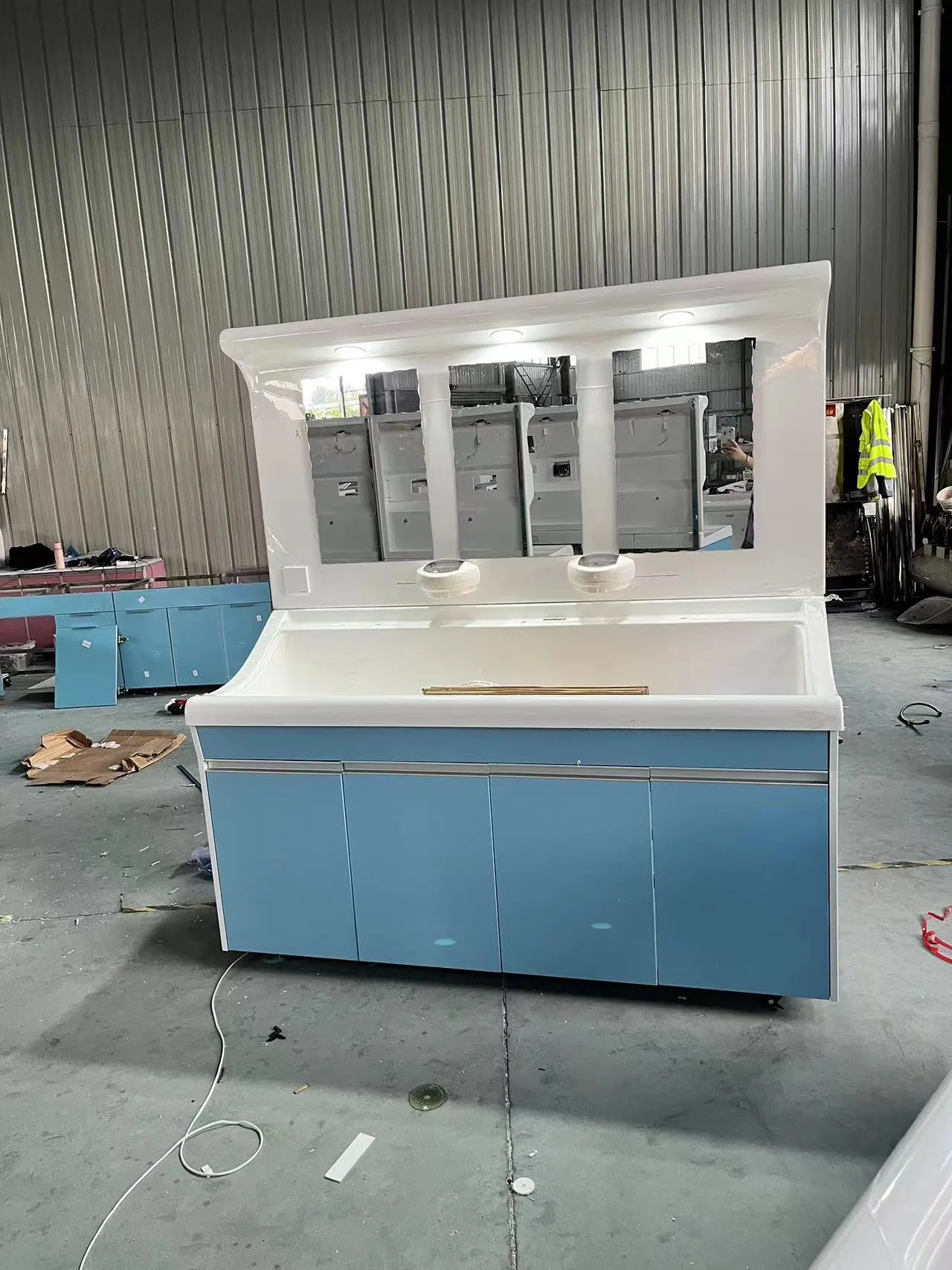 Hospital Endoscope Cleaning Workstation Sink High Molecular Cleaning PMMA Tank
