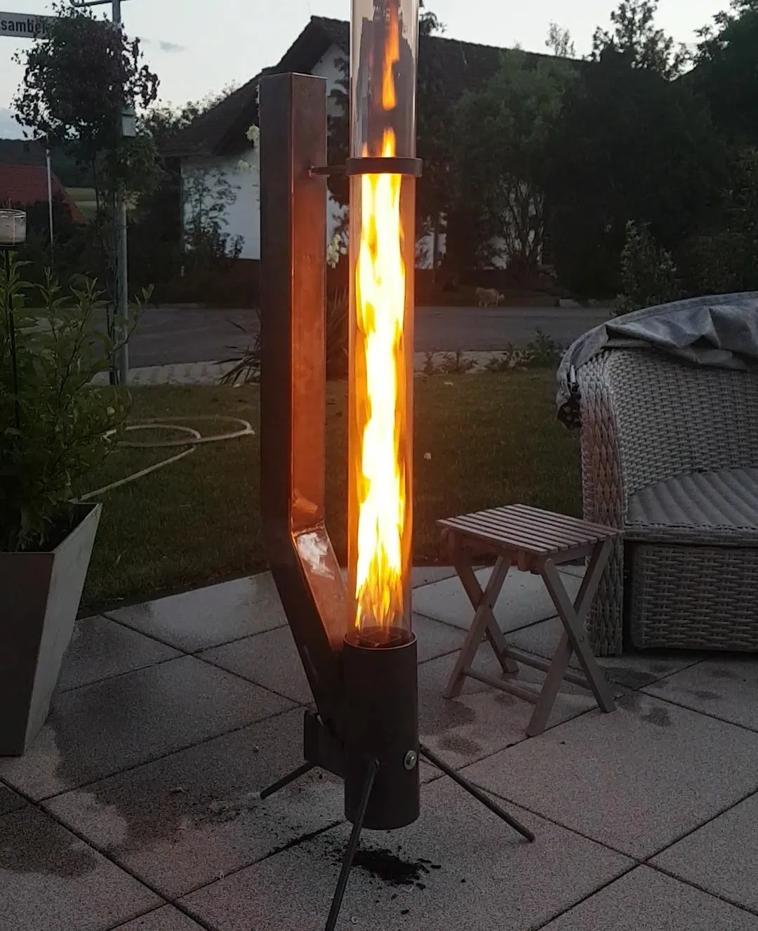 Patio Wood Pellet Heater Customizable Freestanding Stove