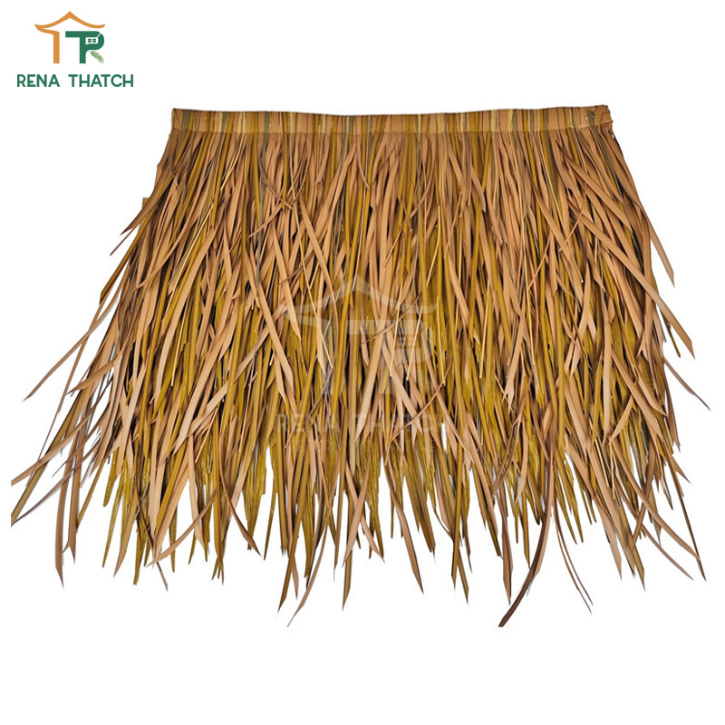 Very Cheap Anti-UV Synthetic Artificial Reed Thatched Roofing Synthetic Palm Thatch