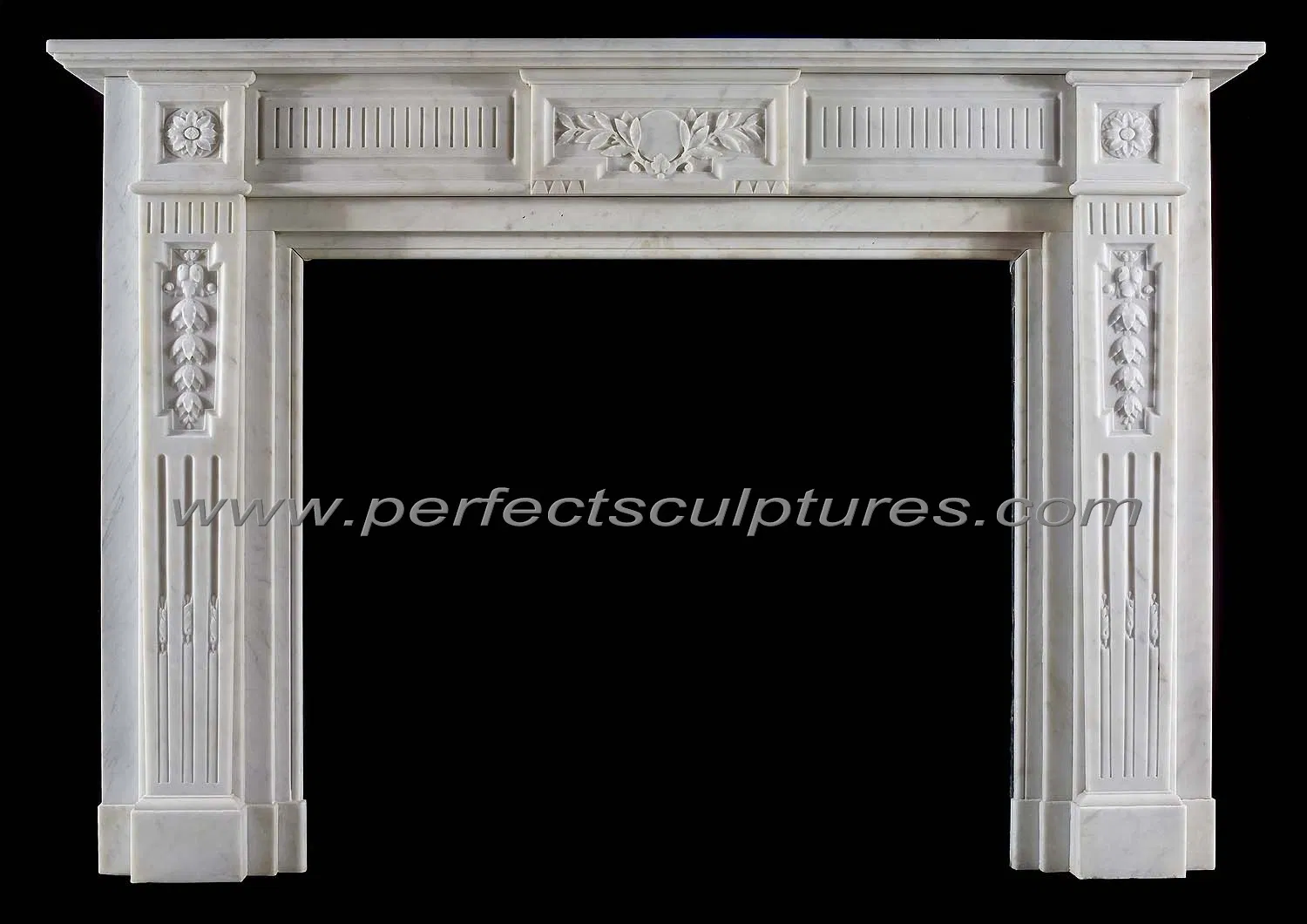Georgian Fireplace Surround with Stone Marble Limestone Sandstone Travertine (QY-LS788)