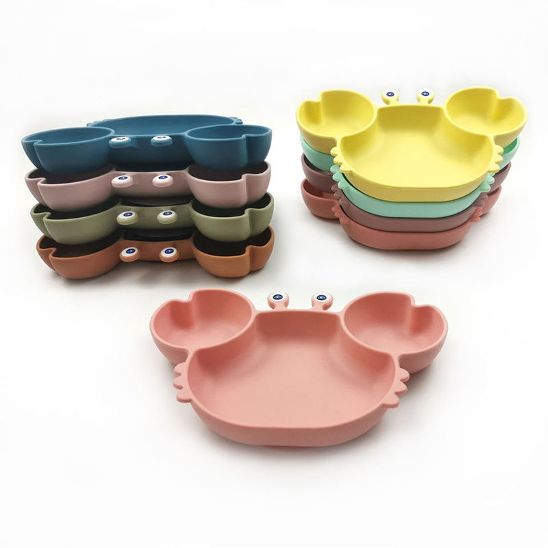 Fun and Colorful Silicone Plates for Toddlers and Infants