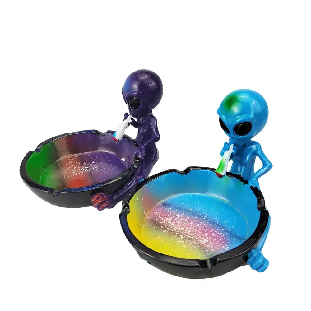 Alien Ashtray - 170g Weight 80X80X110 Size Ideal for Home Decor