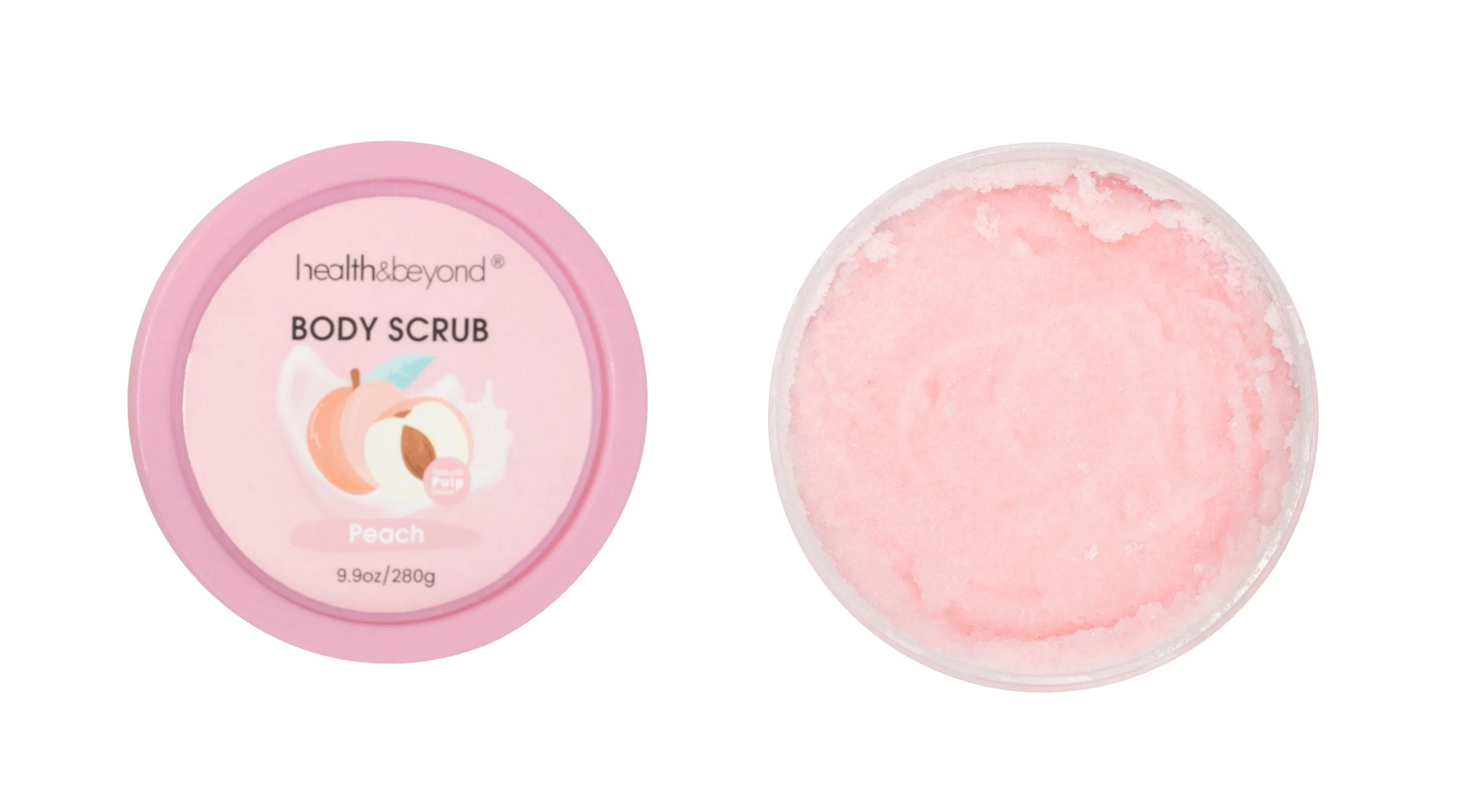 OEM/ODM Professional Strawberry Fruit Deeply Nourish Exfoliator Salt Body Scrub