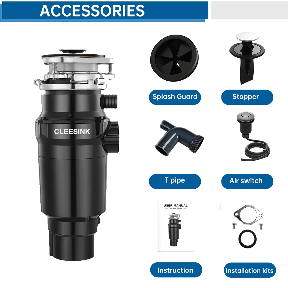 110V Sound-Proof Garbage Food Waste Disposer Factory